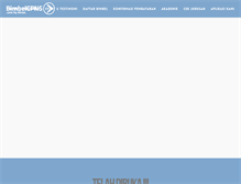 Tablet Screenshot of bimbelcpns.com